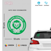 Wildlife Preservation Car Decal